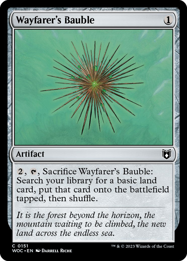 Wayfarer's Bauble [Wilds of Eldraine Commander] | I Want That Stuff Brandon