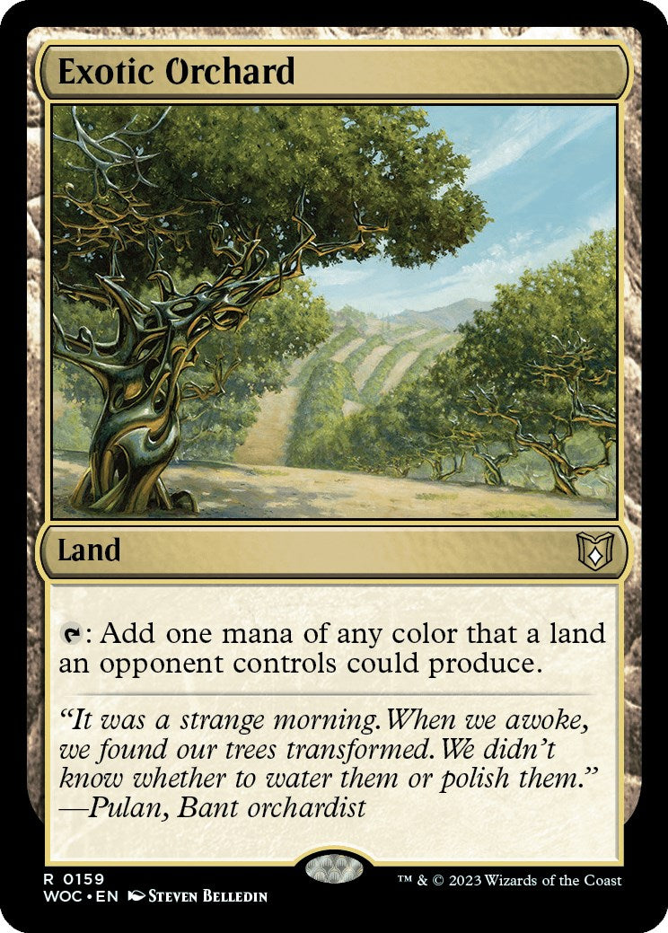 Exotic Orchard [Wilds of Eldraine Commander] | I Want That Stuff Brandon