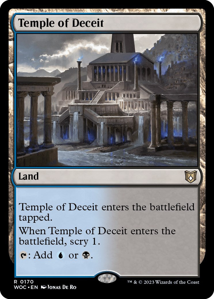 Temple of Deceit [Wilds of Eldraine Commander] | I Want That Stuff Brandon