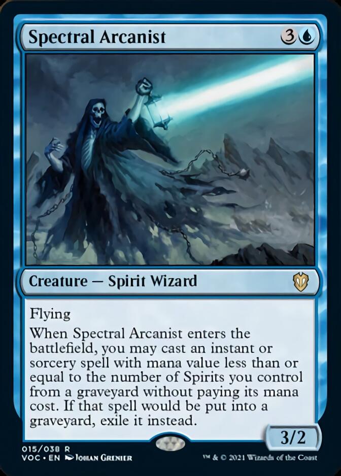 Spectral Arcanist [Innistrad: Crimson Vow Commander] | I Want That Stuff Brandon