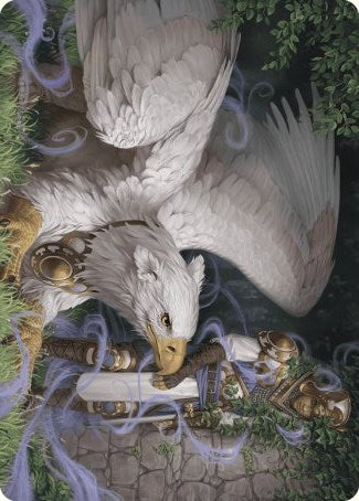 Dutiful Griffin Art Card [Wilds of Eldraine Art Series] | I Want That Stuff Brandon