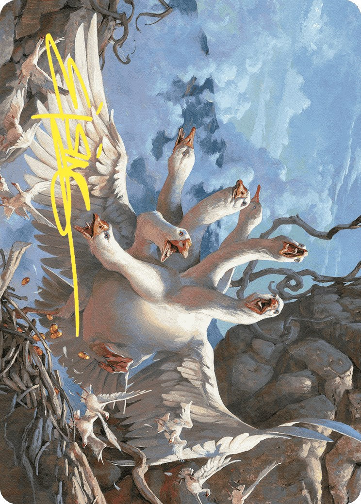 The Goose Mother Art Card (Gold-Stamped Signature) [Wilds of Eldraine Art Series] | I Want That Stuff Brandon