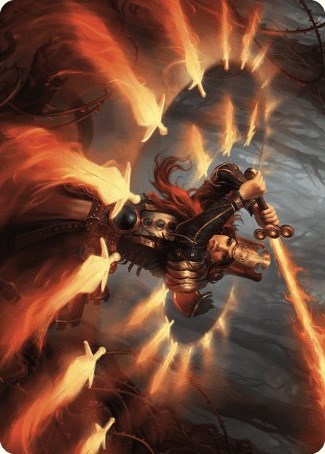 Heartflame Duelist Art Card [Wilds of Eldraine Art Series] | I Want That Stuff Brandon