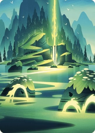 Leyline of Abundance Art Card [Wilds of Eldraine Art Series] | I Want That Stuff Brandon