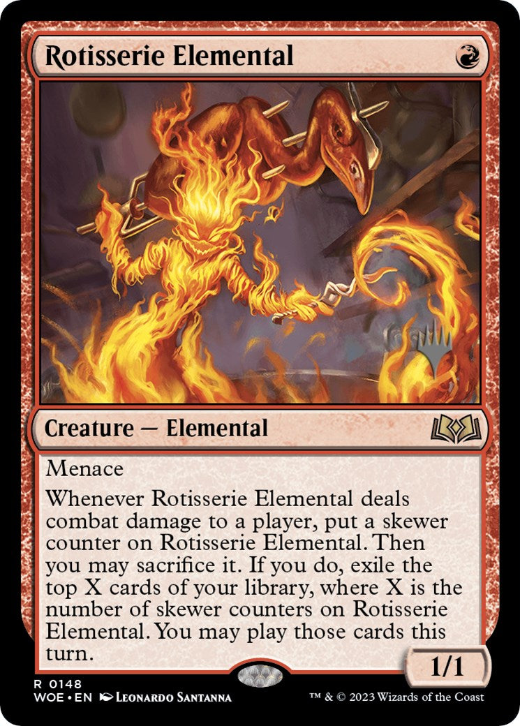 Rotisserie Elemental (Promo Pack) [Wilds of Eldraine Promos] | I Want That Stuff Brandon