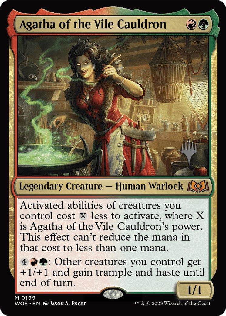 Agatha of the Vile Cauldron (Promo Pack) [Wilds of Eldraine Promos] | I Want That Stuff Brandon