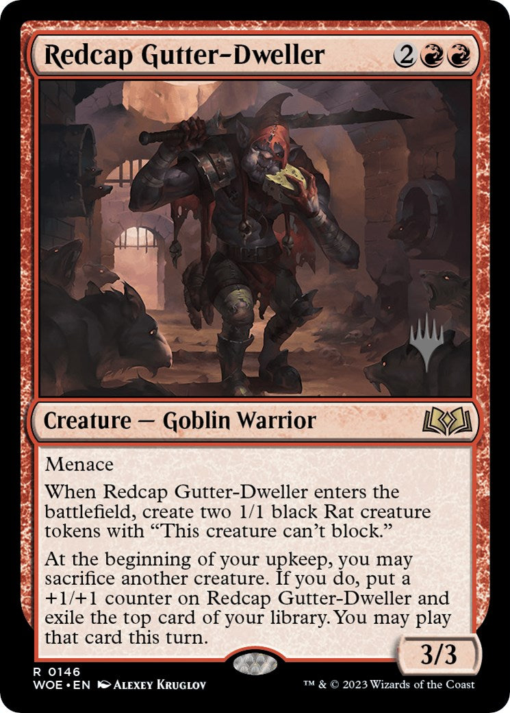 Redcap Gutter-Dweller (Promo Pack) [Wilds of Eldraine Promos] | I Want That Stuff Brandon