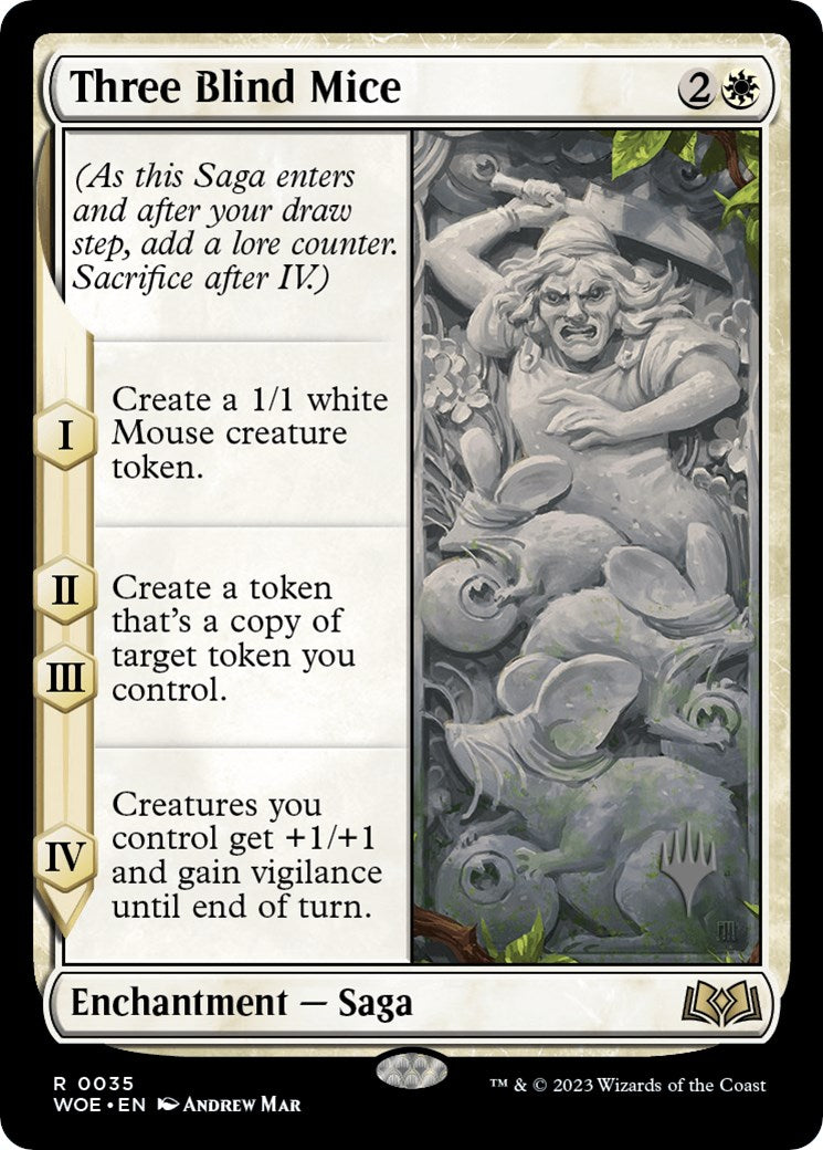 Three Blind Mice (Promo Pack) [Wilds of Eldraine Promos] | I Want That Stuff Brandon