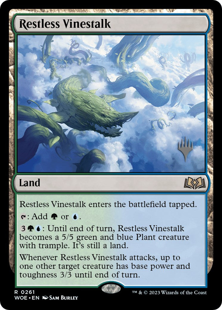 Restless Vinestalk (Promo Pack) [Wilds of Eldraine Promos] | I Want That Stuff Brandon