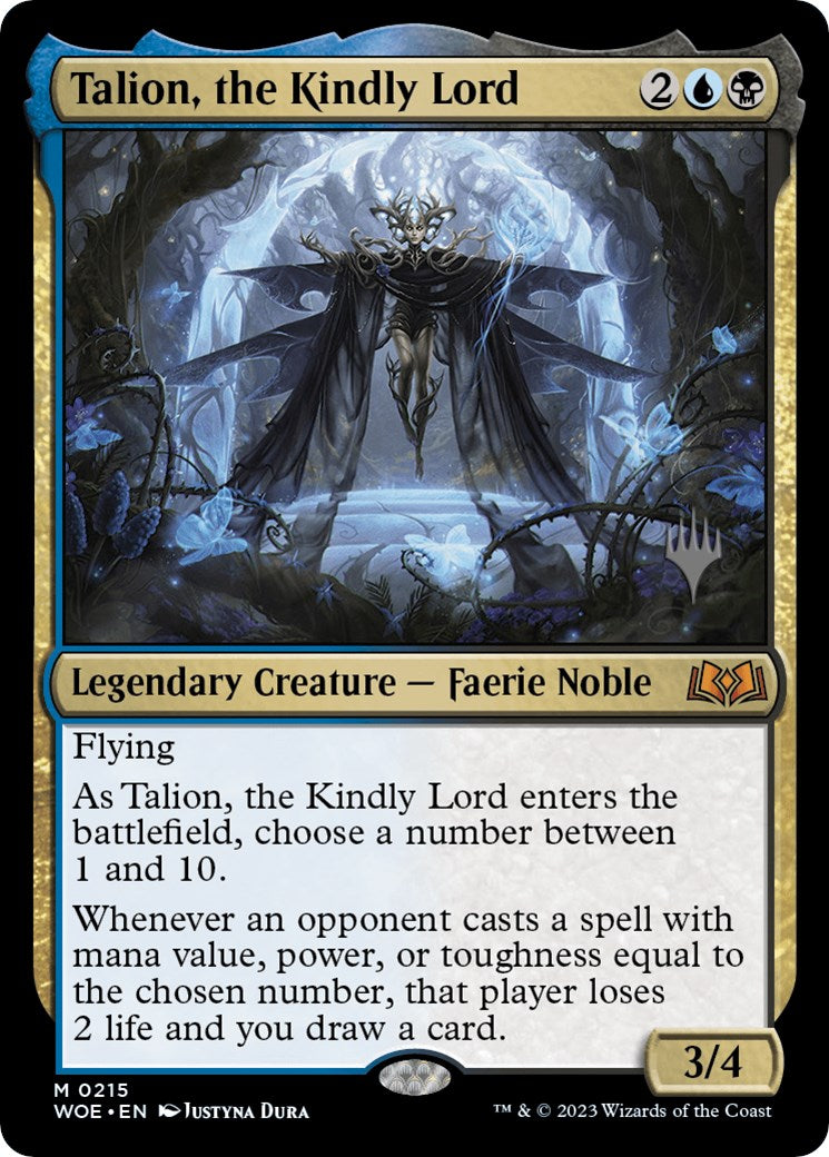 Talion, the Kindly Lord (Promo Pack) [Wilds of Eldraine Promos] | I Want That Stuff Brandon