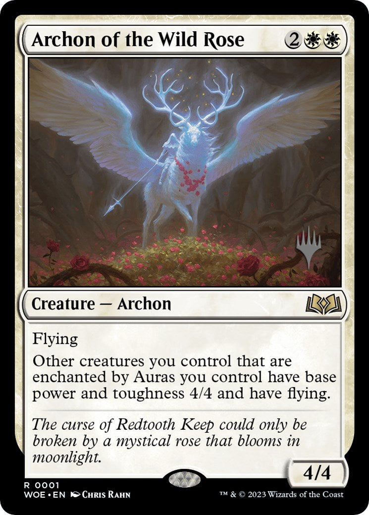 Archon of the Wild Rose (Promo Pack) [Wilds of Eldraine Promos] | I Want That Stuff Brandon