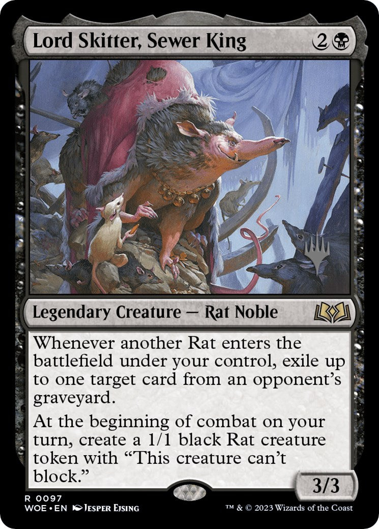 Lord Skitter, Sewer King (Promo Pack) [Wilds of Eldraine Promos] | I Want That Stuff Brandon