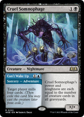 Cruel Somnophage // Can't Wake Up (Promo Pack) [Wilds of Eldraine Promos] | I Want That Stuff Brandon