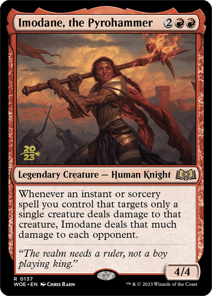 Imodane, the Pyrohammer [Wilds of Eldraine Prerelease Promos] | I Want That Stuff Brandon