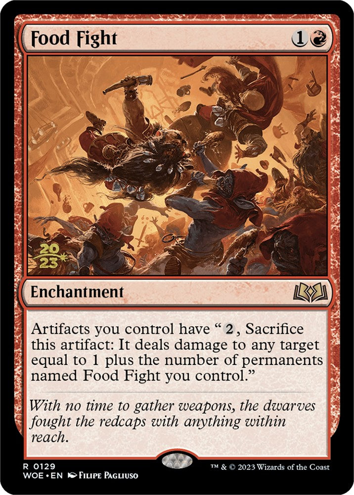 Food Fight [Wilds of Eldraine Prerelease Promos] | I Want That Stuff Brandon