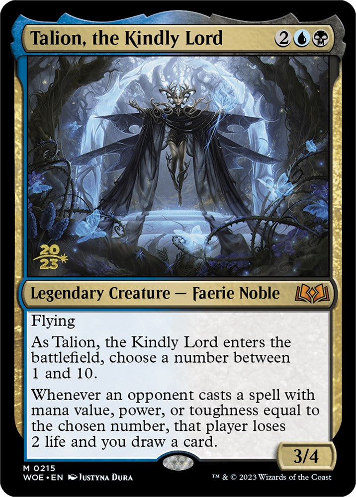 Talion, the Kindly Lord [Wilds of Eldraine Prerelease Promos] | I Want That Stuff Brandon