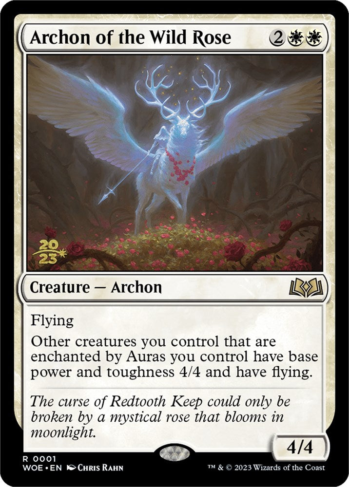 Archon of the Wild Rose [Wilds of Eldraine Prerelease Promos] | I Want That Stuff Brandon