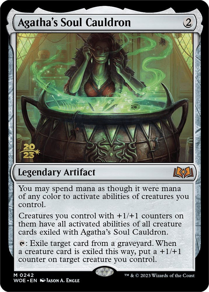 Agatha's Soul Cauldron [Wilds of Eldraine Prerelease Promos] | I Want That Stuff Brandon