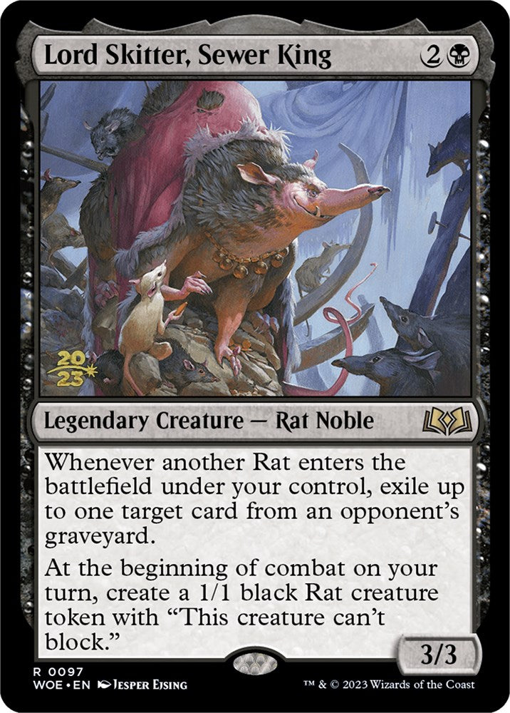 Lord Skitter, Sewer King [Wilds of Eldraine Prerelease Promos] | I Want That Stuff Brandon