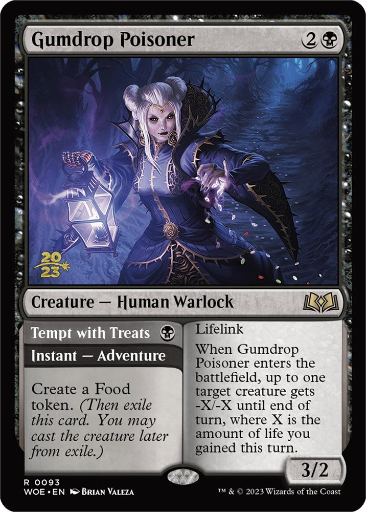 Gumdrop Poisoner // Tempt with Treats [Wilds of Eldraine Prerelease Promos] | I Want That Stuff Brandon