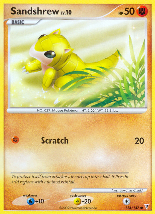 Sandshrew (124/147) [Platinum: Supreme Victors] | I Want That Stuff Brandon