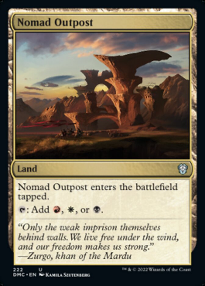 Nomad Outpost [Dominaria United Commander] | I Want That Stuff Brandon