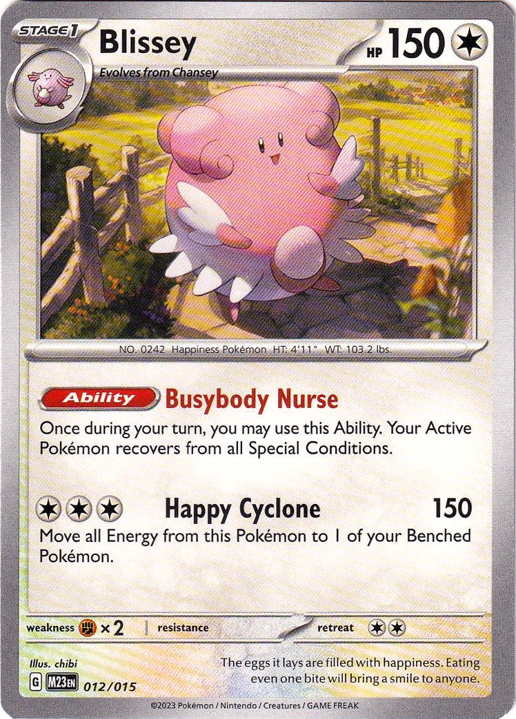 Blissey (012/015) [McDonald's Promos: 2023 Collection] | I Want That Stuff Brandon