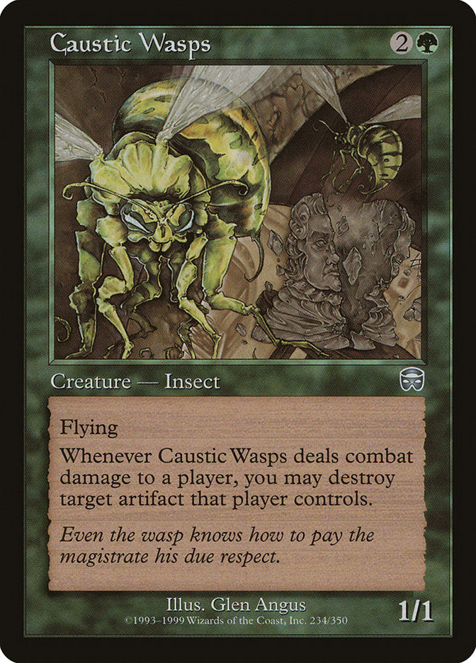 Caustic Wasps [Mercadian Masques] | I Want That Stuff Brandon