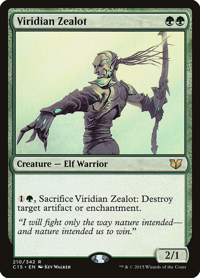 Viridian Zealot [Commander 2015] | I Want That Stuff Brandon