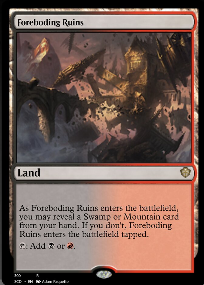 Foreboding Ruins [Starter Commander Decks] | I Want That Stuff Brandon