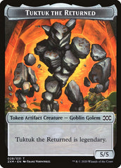 Ooze // Tuktuk the Returned Double-Sided Token [Double Masters Tokens] | I Want That Stuff Brandon