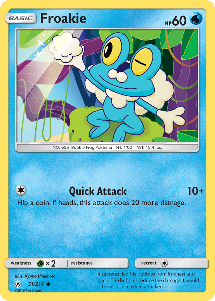 Froakie (51/214) [Sun & Moon: Unbroken Bonds] | I Want That Stuff Brandon