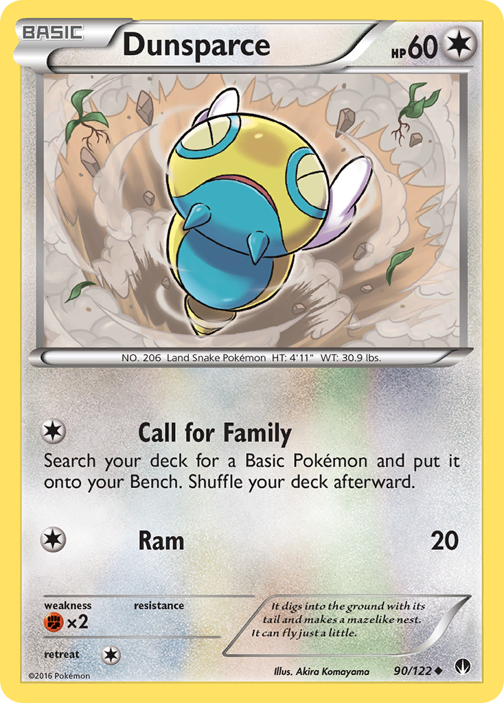 Dunsparce (90/122) [XY: BREAKpoint] | I Want That Stuff Brandon