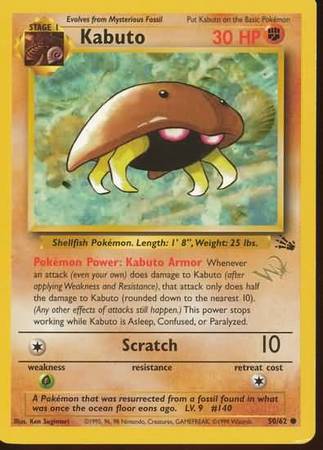 Kabuto (50/62) (W Stamped Promo) [Fossil Unlimited] | I Want That Stuff Brandon