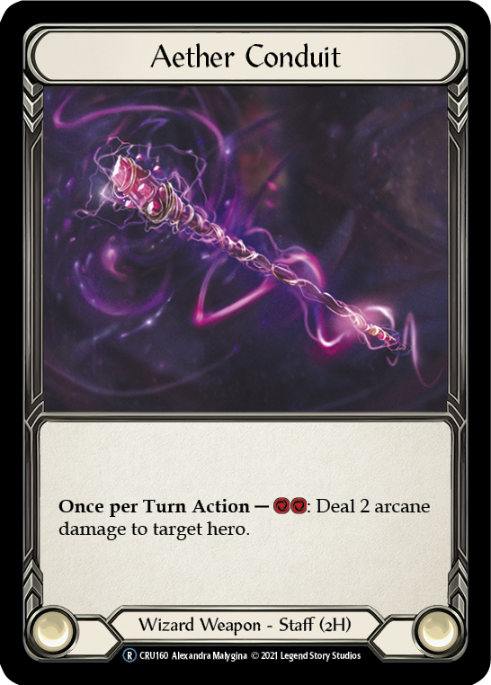 Aether Conduit (Rainbow Foil) [CRU160-RF] Unlimited Rainbow Foil | I Want That Stuff Brandon