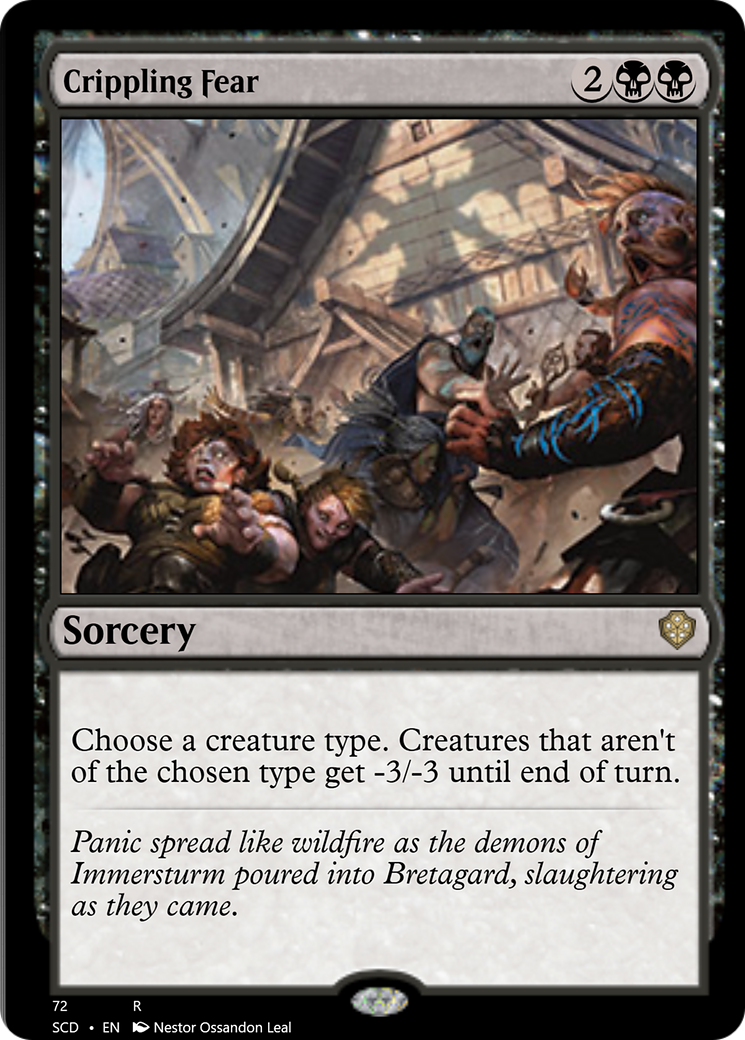 Crippling Fear [Starter Commander Decks] | I Want That Stuff Brandon