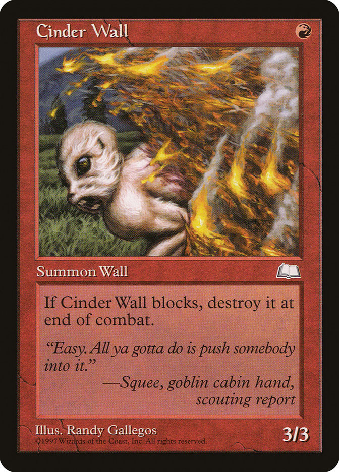 Cinder Wall [Weatherlight] | I Want That Stuff Brandon