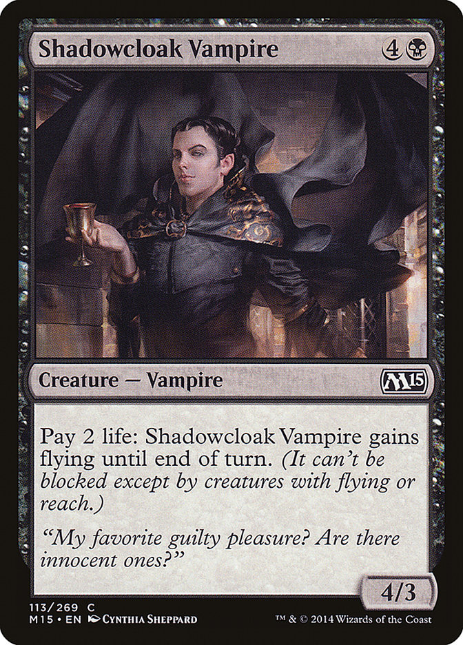 Shadowcloak Vampire [Magic 2015] | I Want That Stuff Brandon