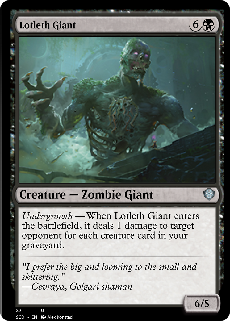 Lotleth Giant [Starter Commander Decks] | I Want That Stuff Brandon