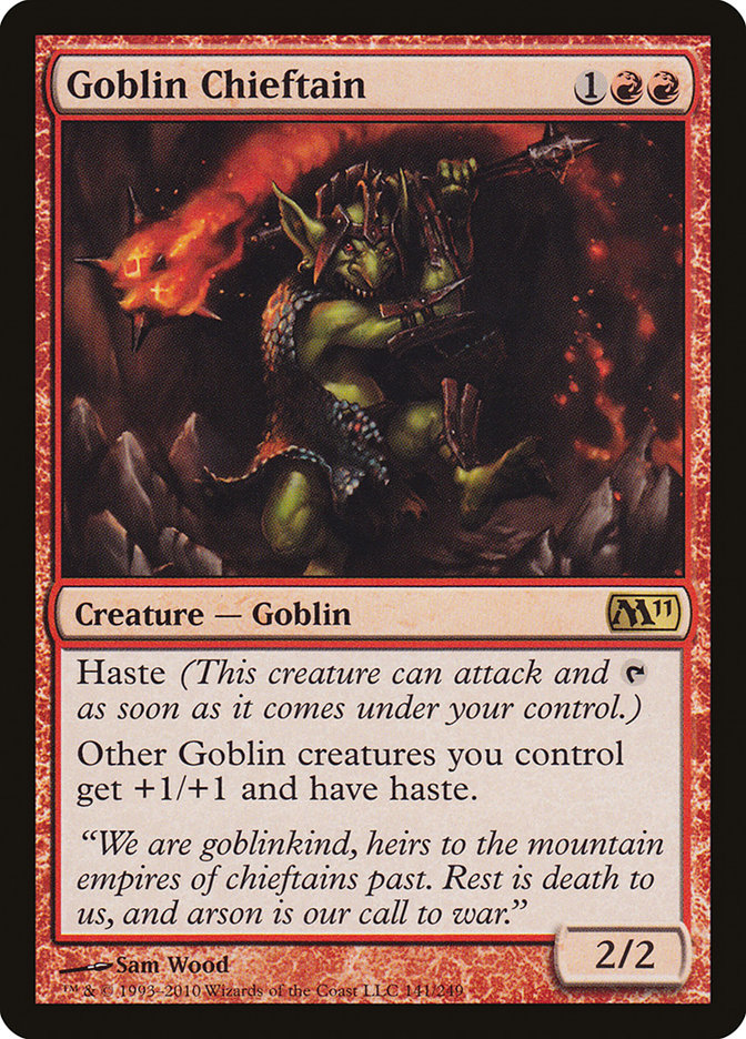 Goblin Chieftain [Magic 2011] | I Want That Stuff Brandon