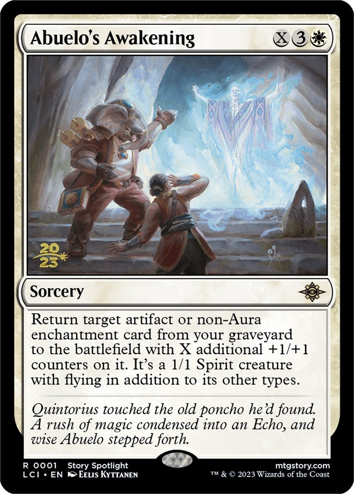Abuelo's Awakening [The Lost Caverns of Ixalan Prerelease Cards] | I Want That Stuff Brandon