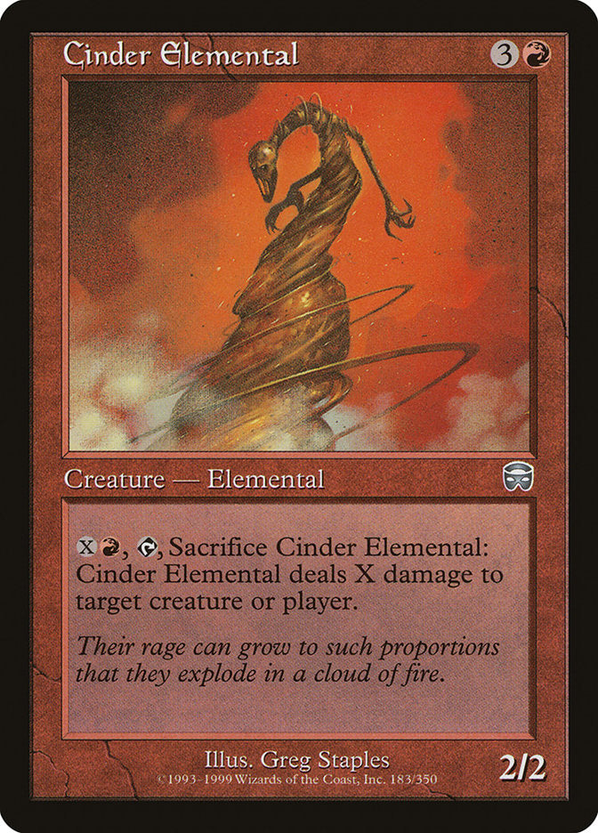 Cinder Elemental [Mercadian Masques] | I Want That Stuff Brandon