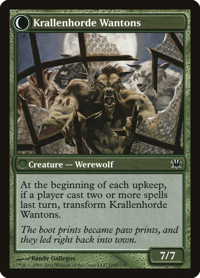 Grizzled Outcasts // Krallenhorde Wantons [Innistrad] | I Want That Stuff Brandon