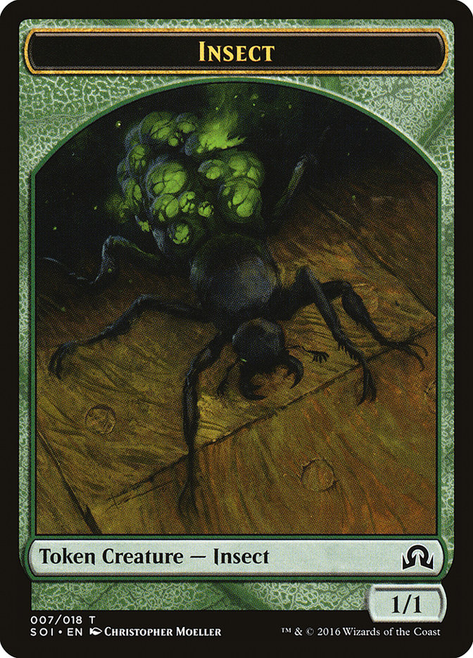 Insect Token [Shadows over Innistrad Tokens] | I Want That Stuff Brandon