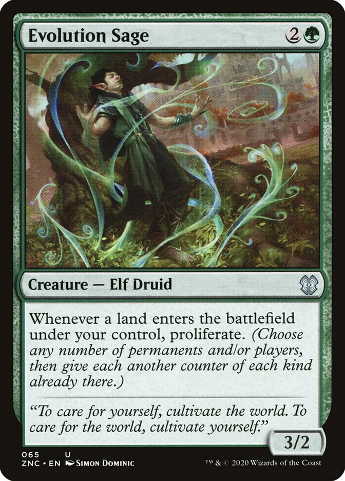 Evolution Sage [Zendikar Rising Commander] | I Want That Stuff Brandon