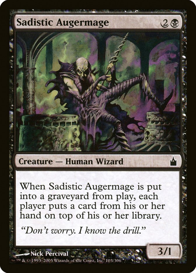Sadistic Augermage [Ravnica: City of Guilds] | I Want That Stuff Brandon