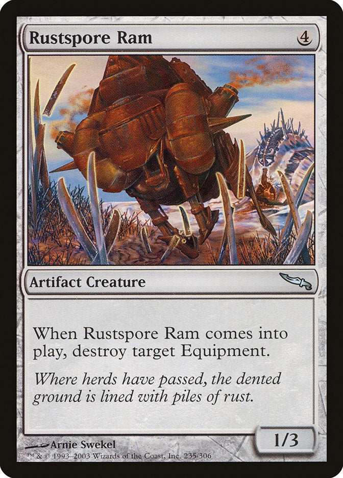 Rustspore Ram [Mirrodin] | I Want That Stuff Brandon