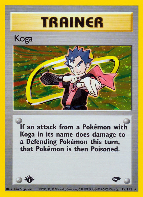 Koga (19/132) [Gym Challenge 1st Edition] | I Want That Stuff Brandon