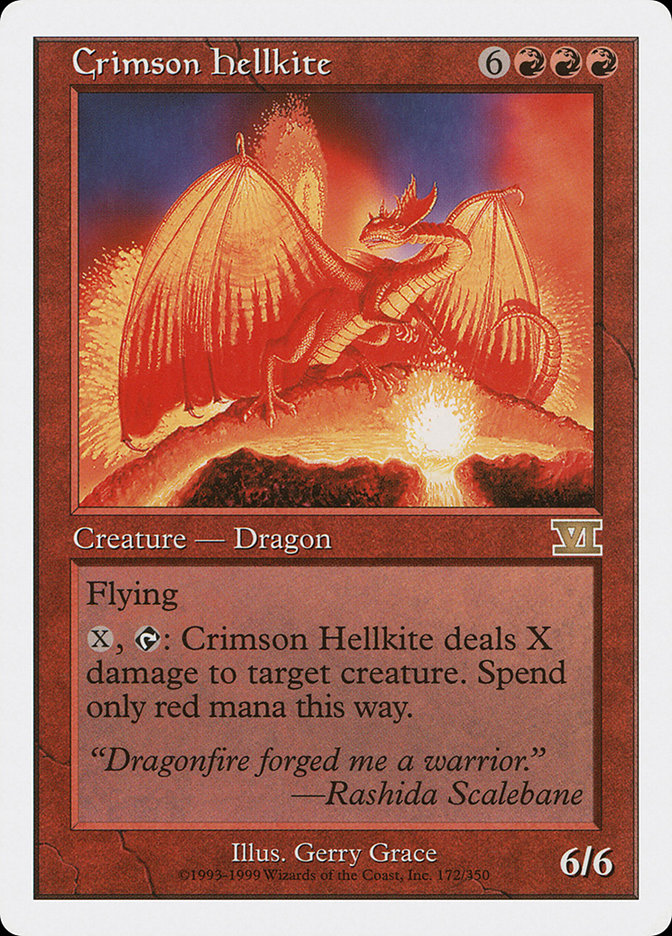 Crimson Hellkite [Classic Sixth Edition] | I Want That Stuff Brandon
