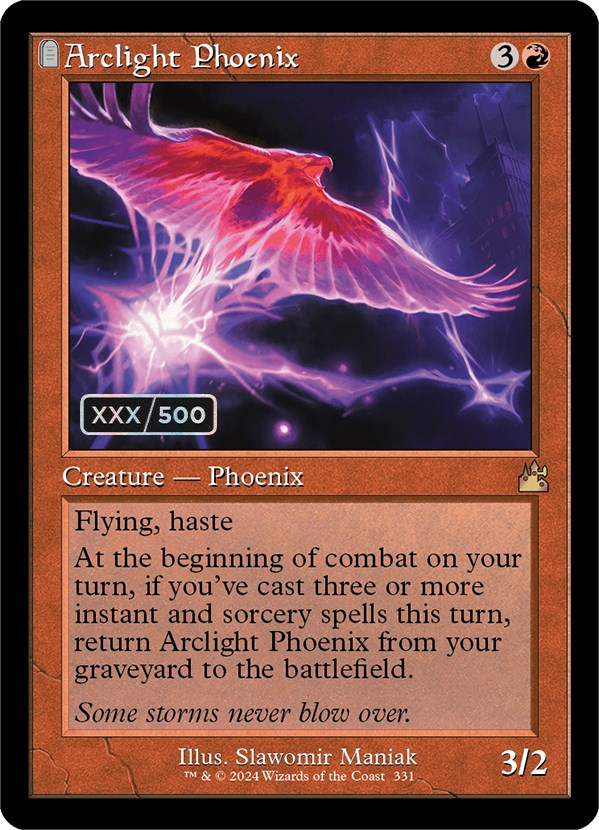 Arclight Phoenix (Retro) (Serialized) [Ravnica Remastered] | I Want That Stuff Brandon